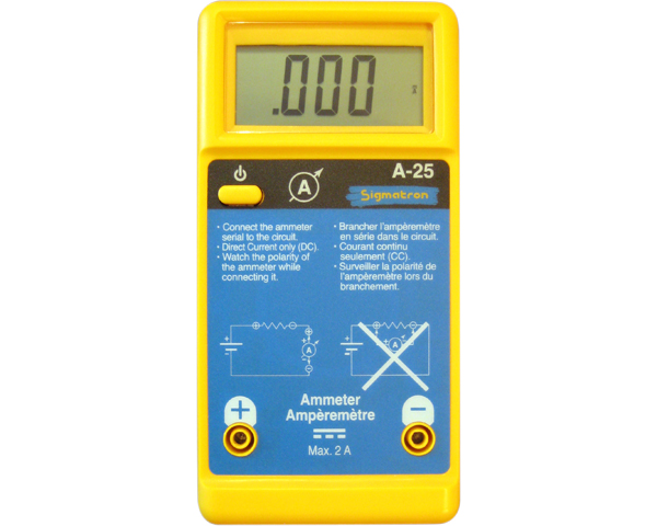 A-25: Ampèremètre digital de précision
